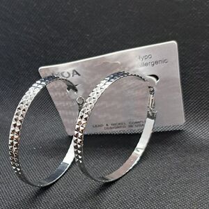 KOA Silver Hoop Earrings
